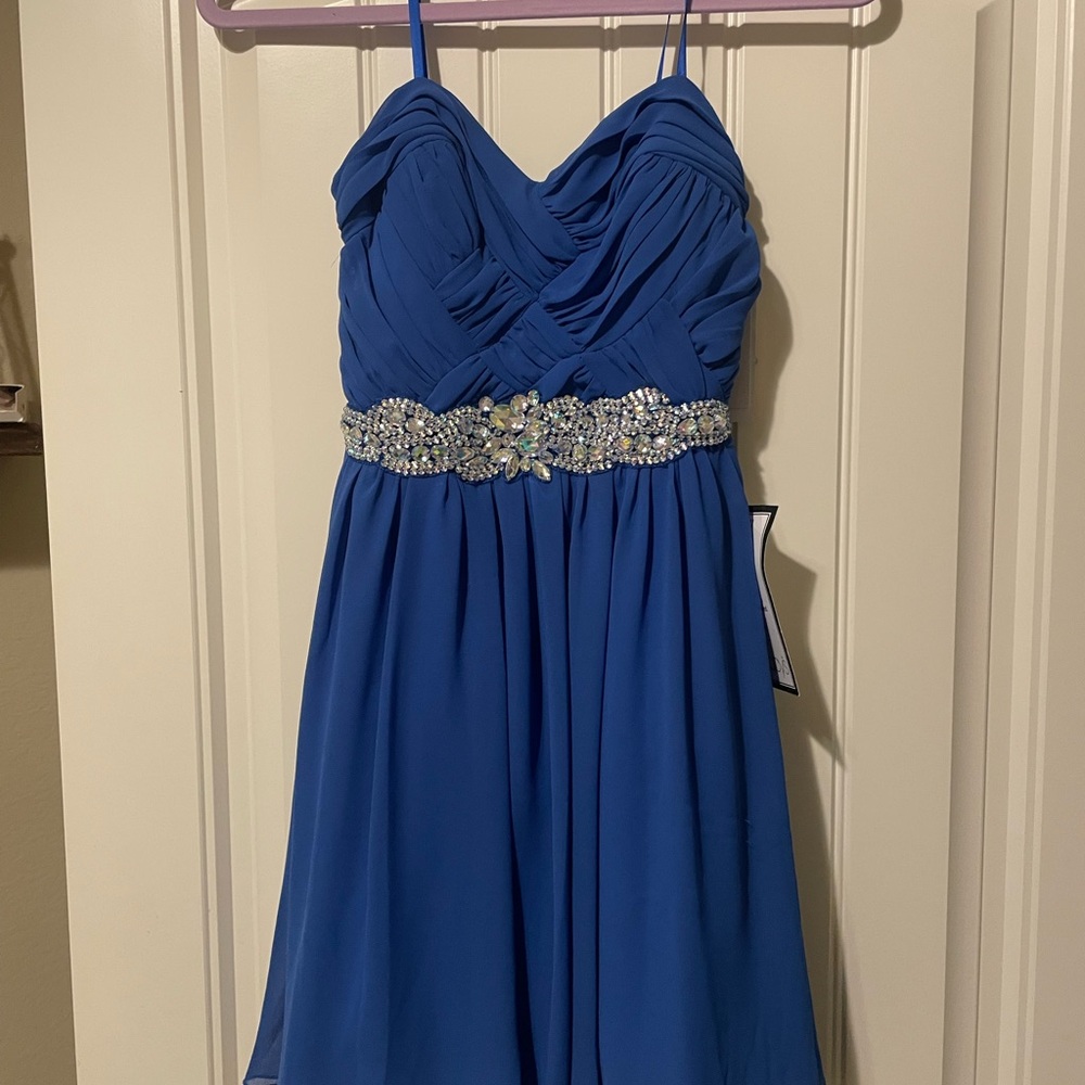 Elegant City Studio Blue Dress